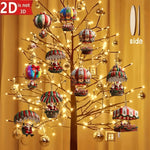 Wooden Christmas Tree Ornaments