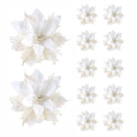 Artificial Christmas Flower Ornaments