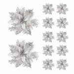 Artificial Christmas Flower Ornaments