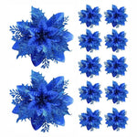 Artificial Christmas Flower Ornaments