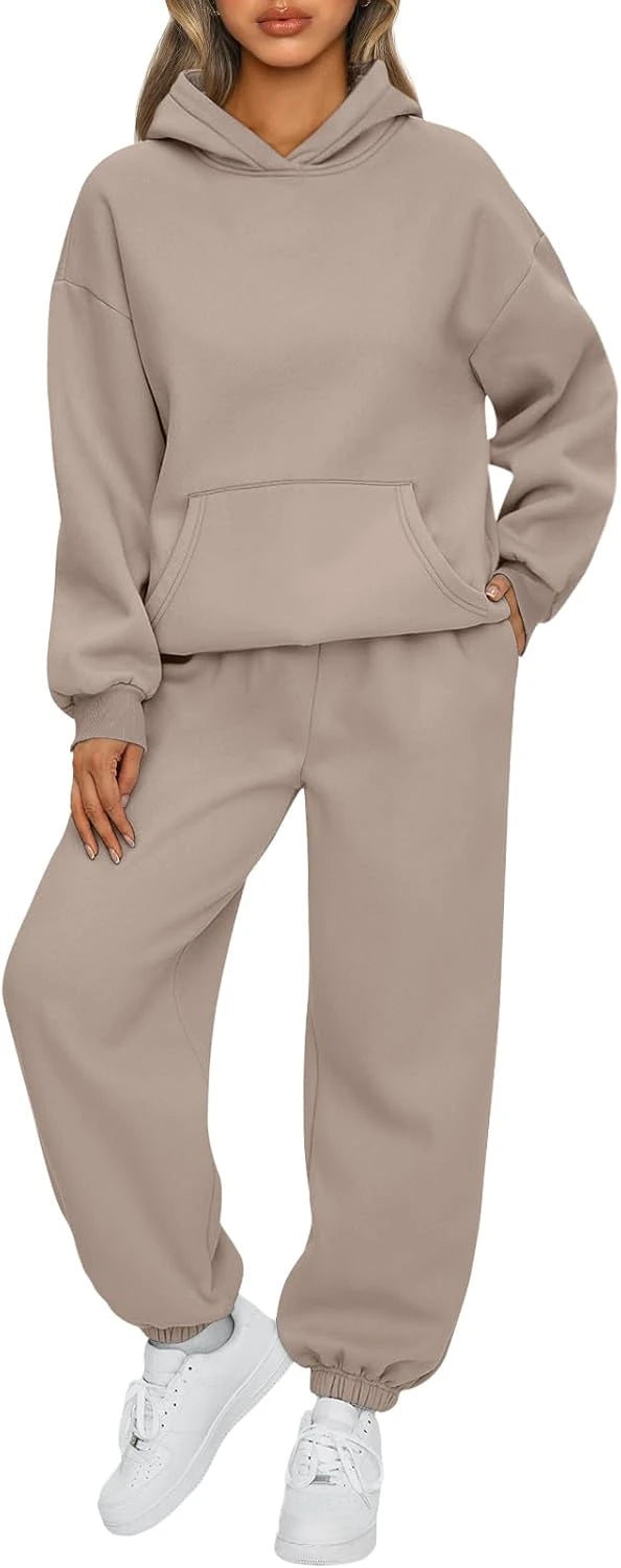Womens Oversized Fleece Lounge Set