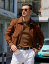 Mens Knit Polo Sweater