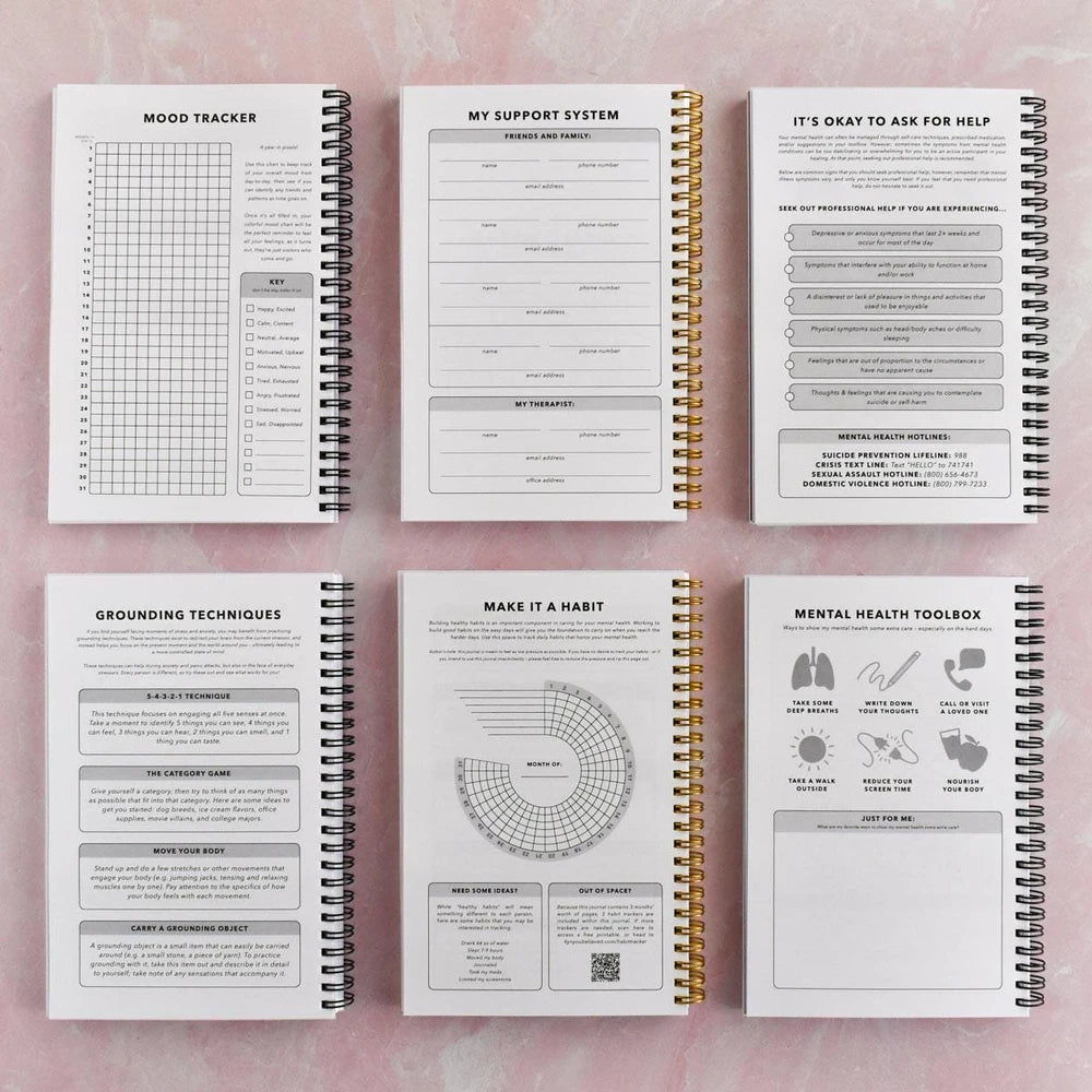 Mental Health Journal with Prompts