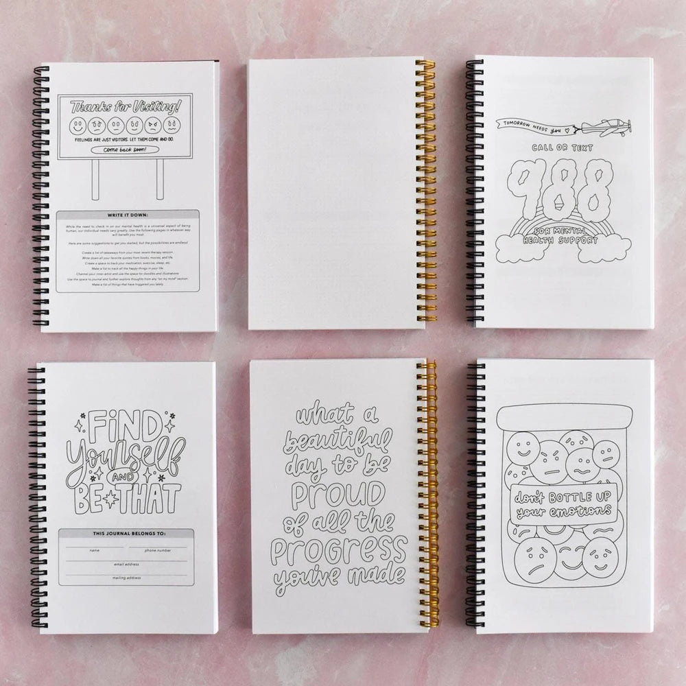 Mental Health Journal with Prompts