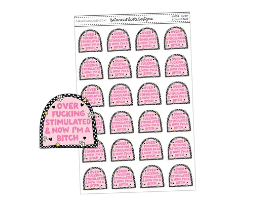 Overstimulated Planner Stickers