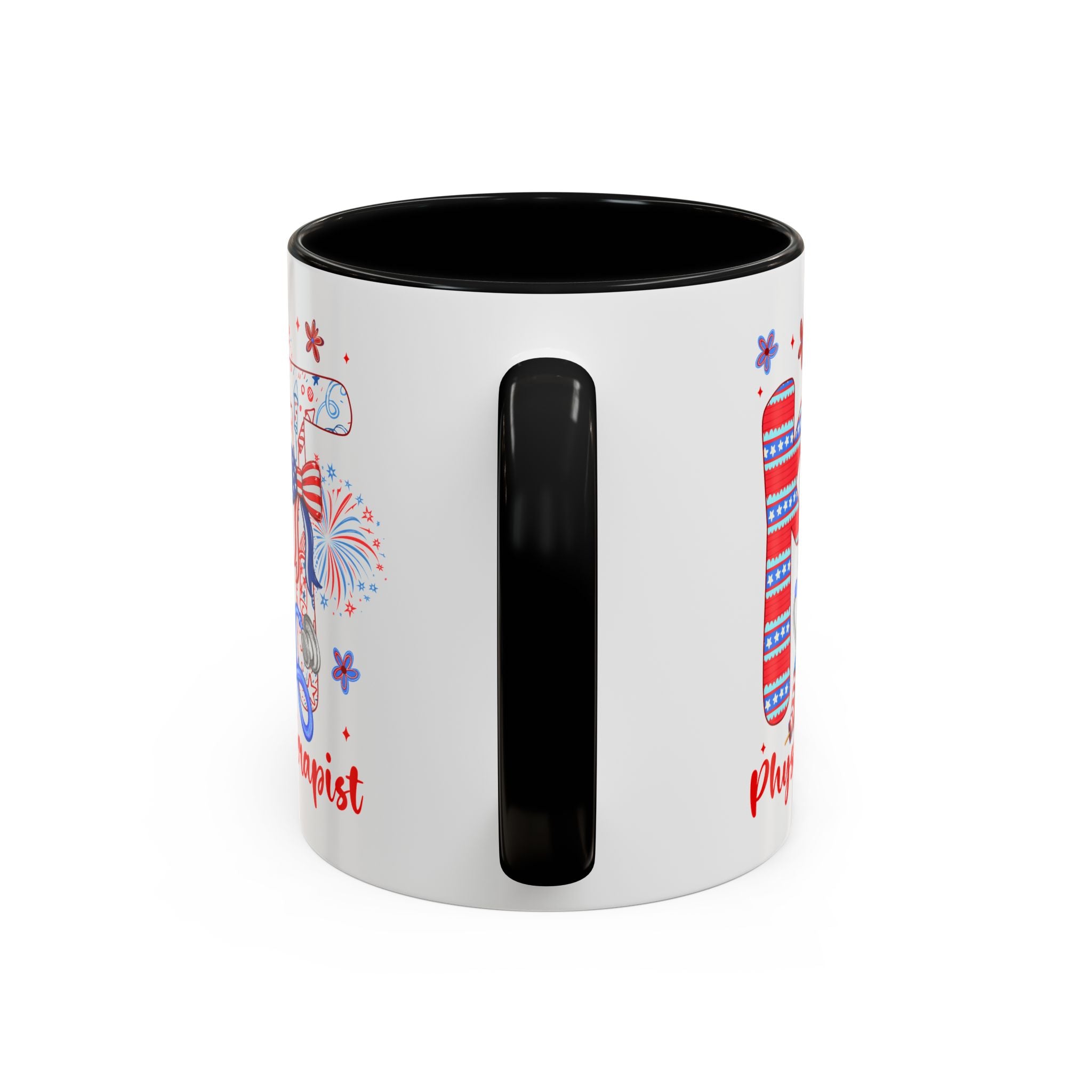 Physical Therapist Patriotic Accent Coffee Mug — 11/15oz