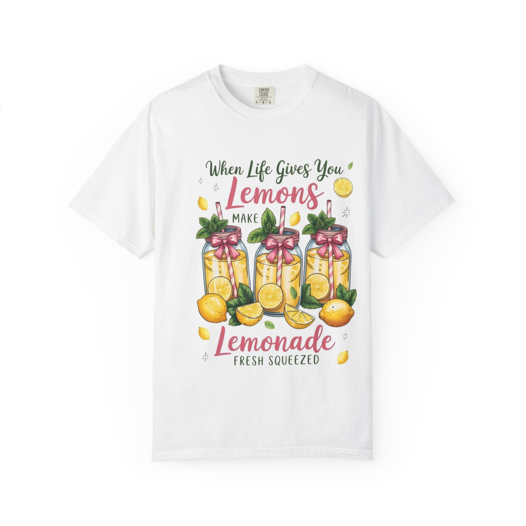 Lemonade T-Shirt — "When Life Gives You Lemons, Make Lemonade" Summer Graphic Tee
