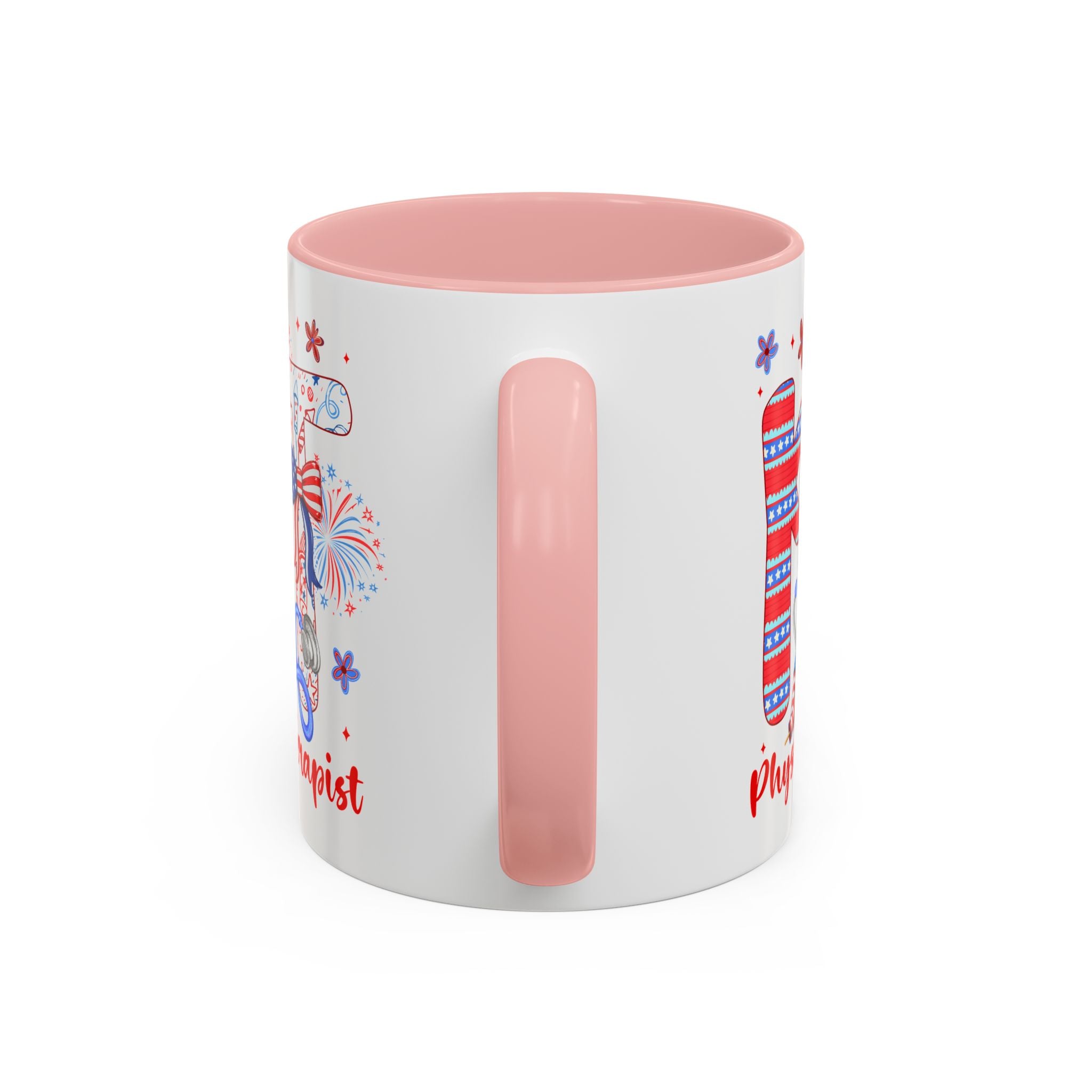Physical Therapist Patriotic Accent Coffee Mug — 11/15oz
