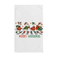Merry Goosemas Hand Towel | Christmas Geese Pattern, Holiday Kitchen Towel