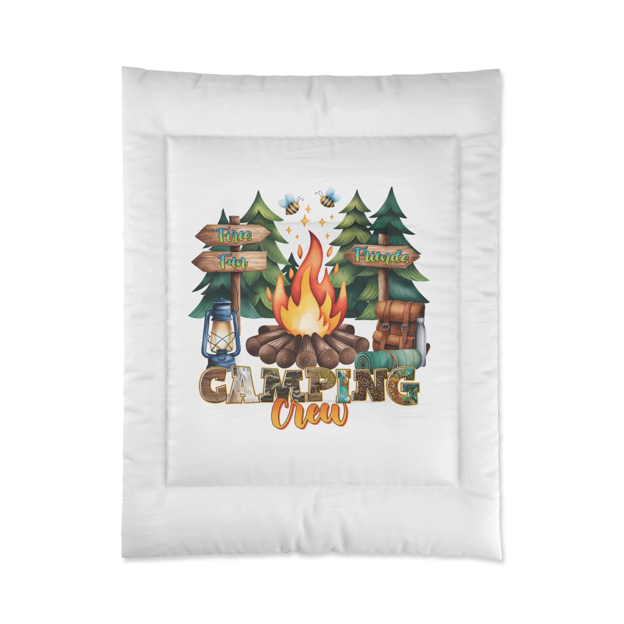 Merry Christmas Y'all Comforter | Cowboy Boot Holiday Bedding