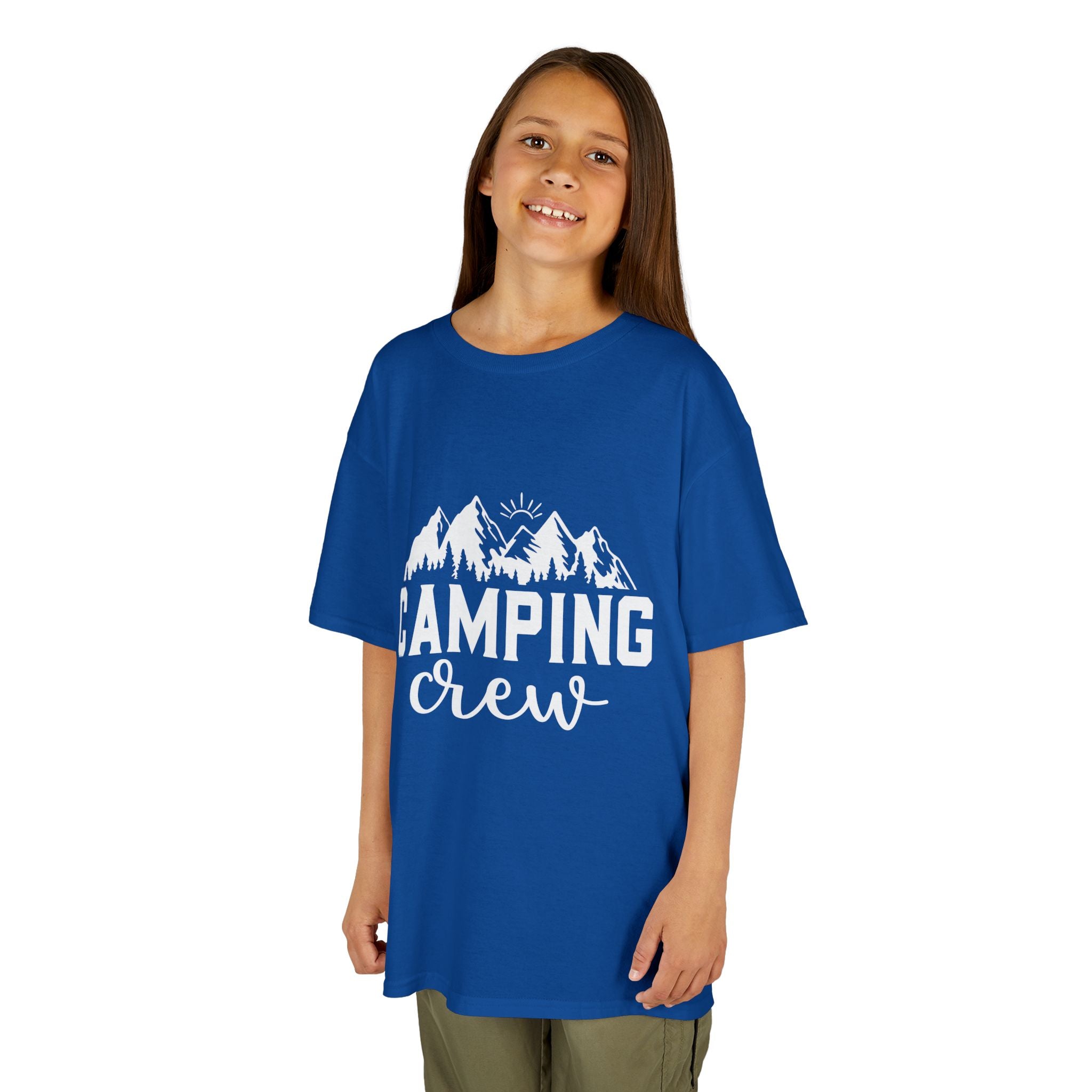 Camping Crew Kids Tee | Mountain Graphic, Outdoor Adventure