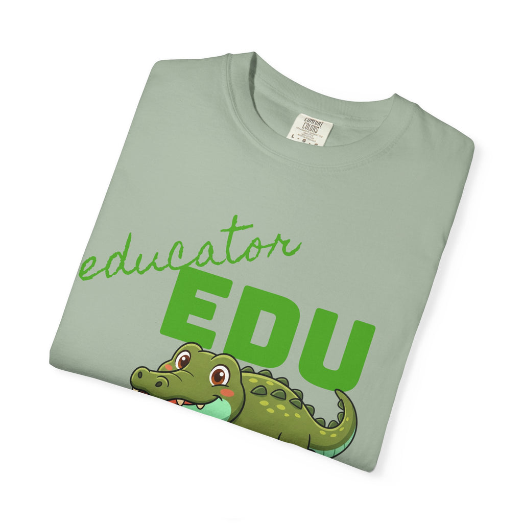 Educator Edu-Gator T-Shirt — Funny Teacher Alligator Tee (Classroom Approved)