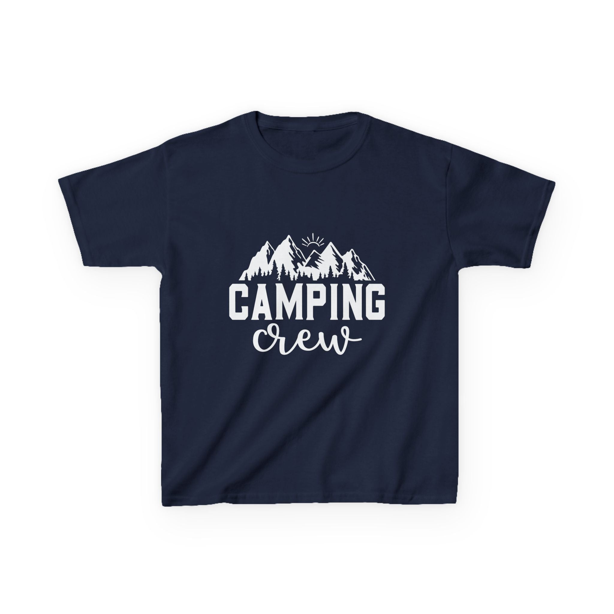 Camping Crew Kids Tee | Mountain Graphic, Outdoor Adventure