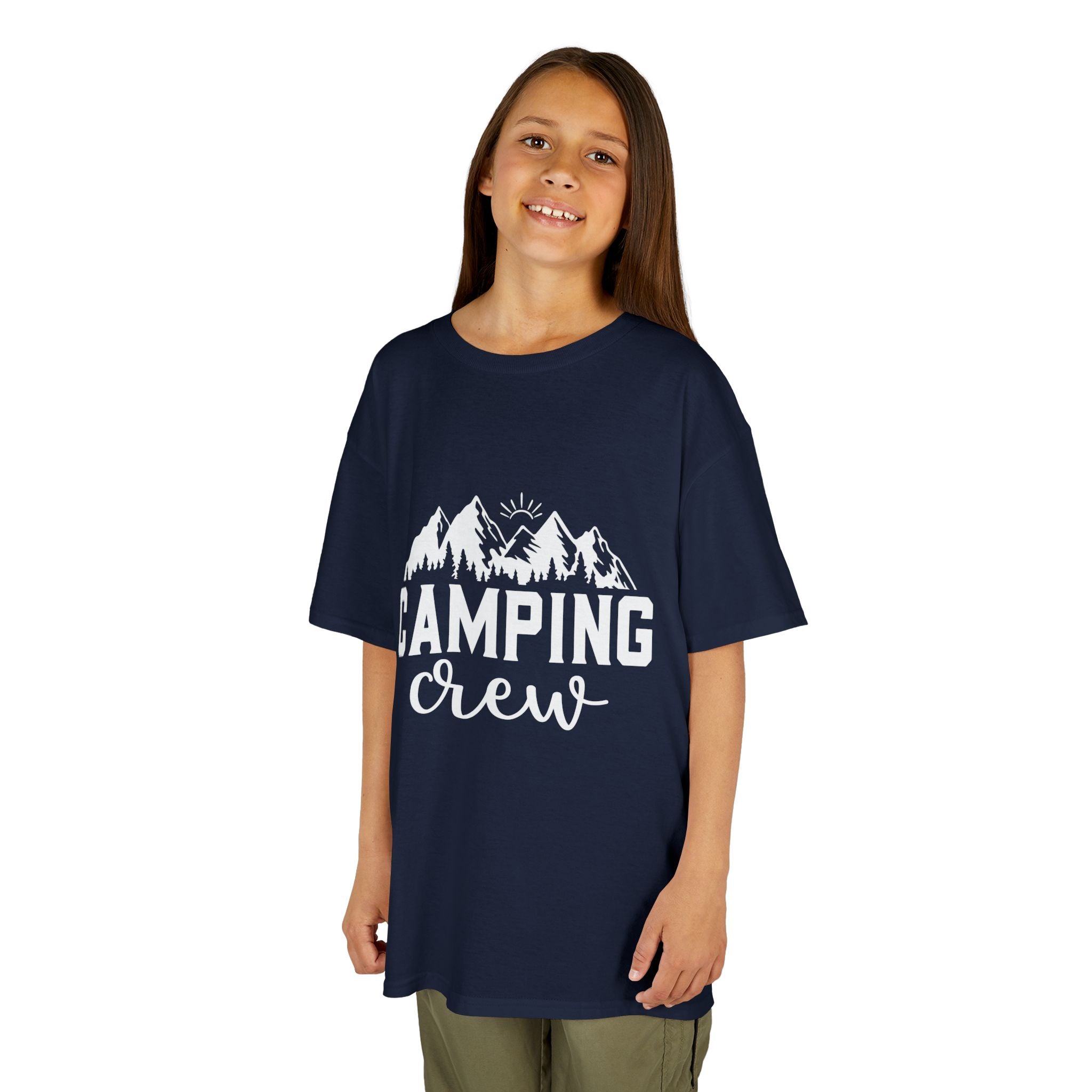 Camping Crew Kids Tee | Mountain Graphic, Outdoor Adventure