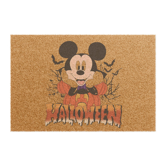 Halloween Mickey Doormat — Cute Pumpkin Front Door Mat