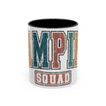 Camping Squad Mug | Rustic Vintage Lettering Accent Coffee Mug