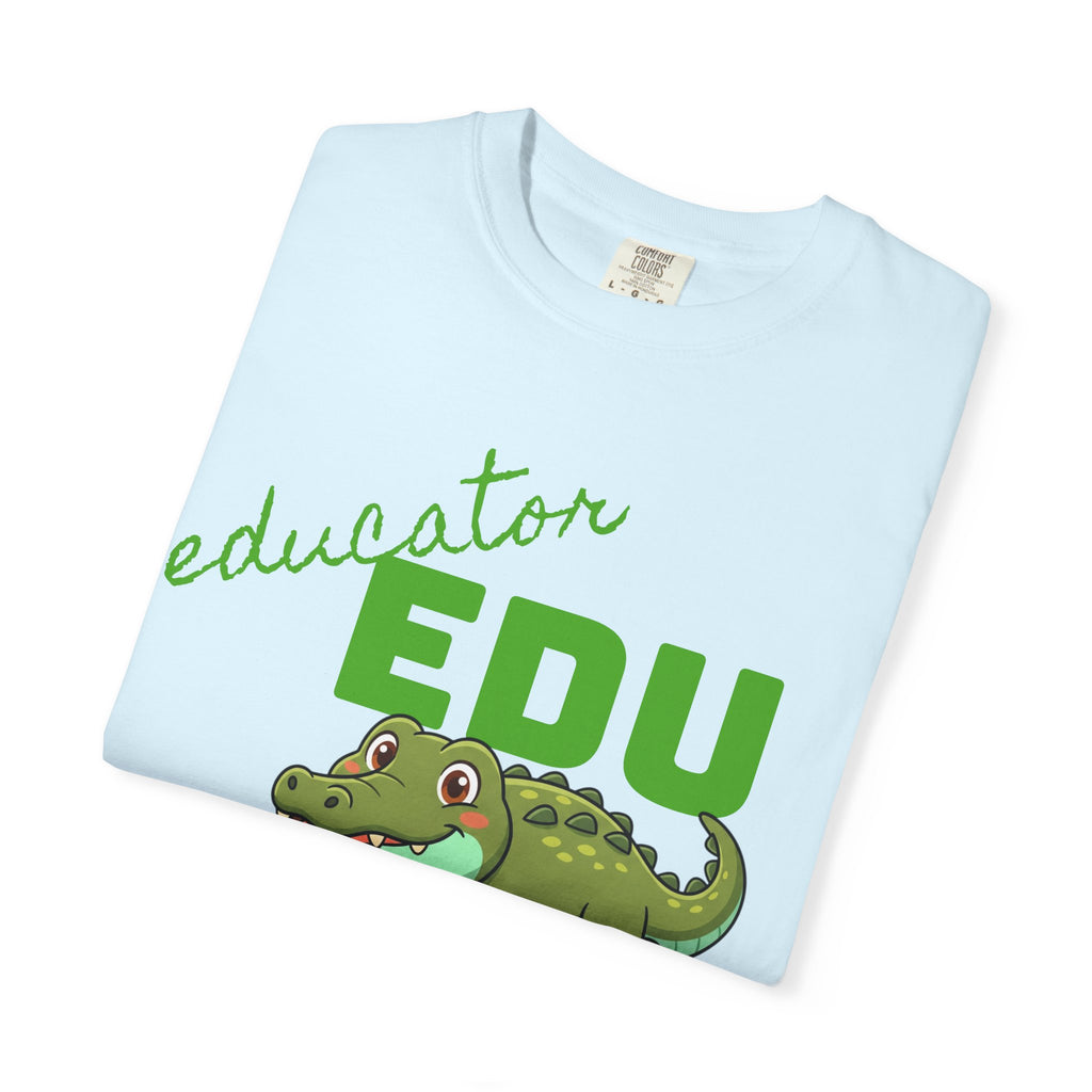 Educator Edu-Gator T-Shirt — Funny Teacher Alligator Tee (Classroom Approved)