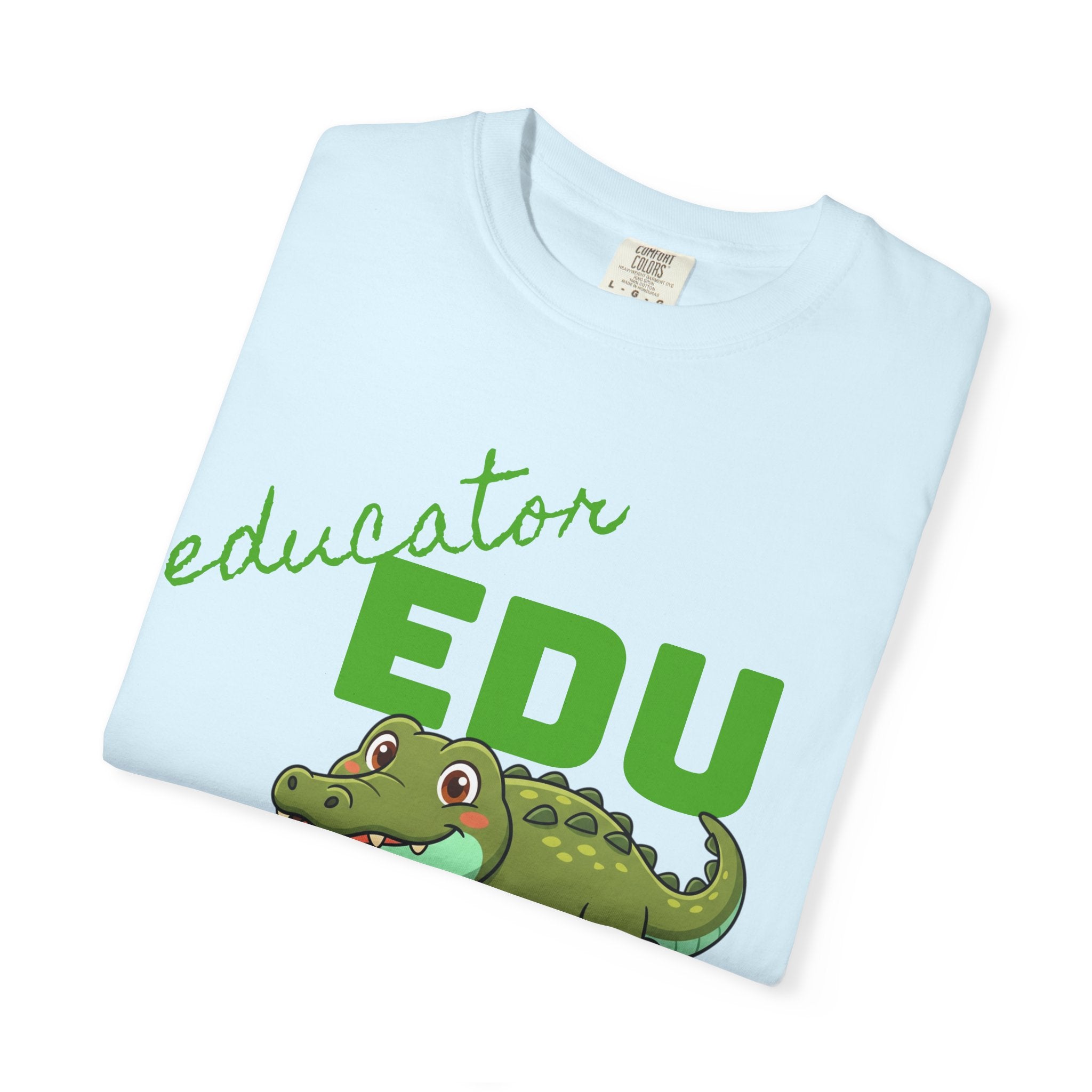 Educator Edu-Gator T-Shirt — Funny Teacher Alligator Tee (Classroom Approved)