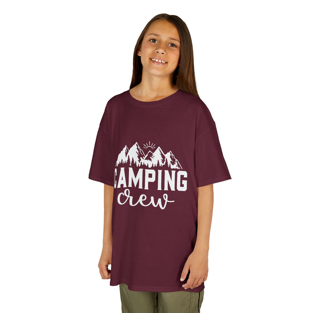 Camping Crew Kids Tee | Mountain Graphic, Outdoor Adventure