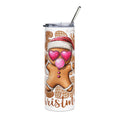 Gingerbread Cookie Character Tumbler | Christmas Stainless Steel 20oz