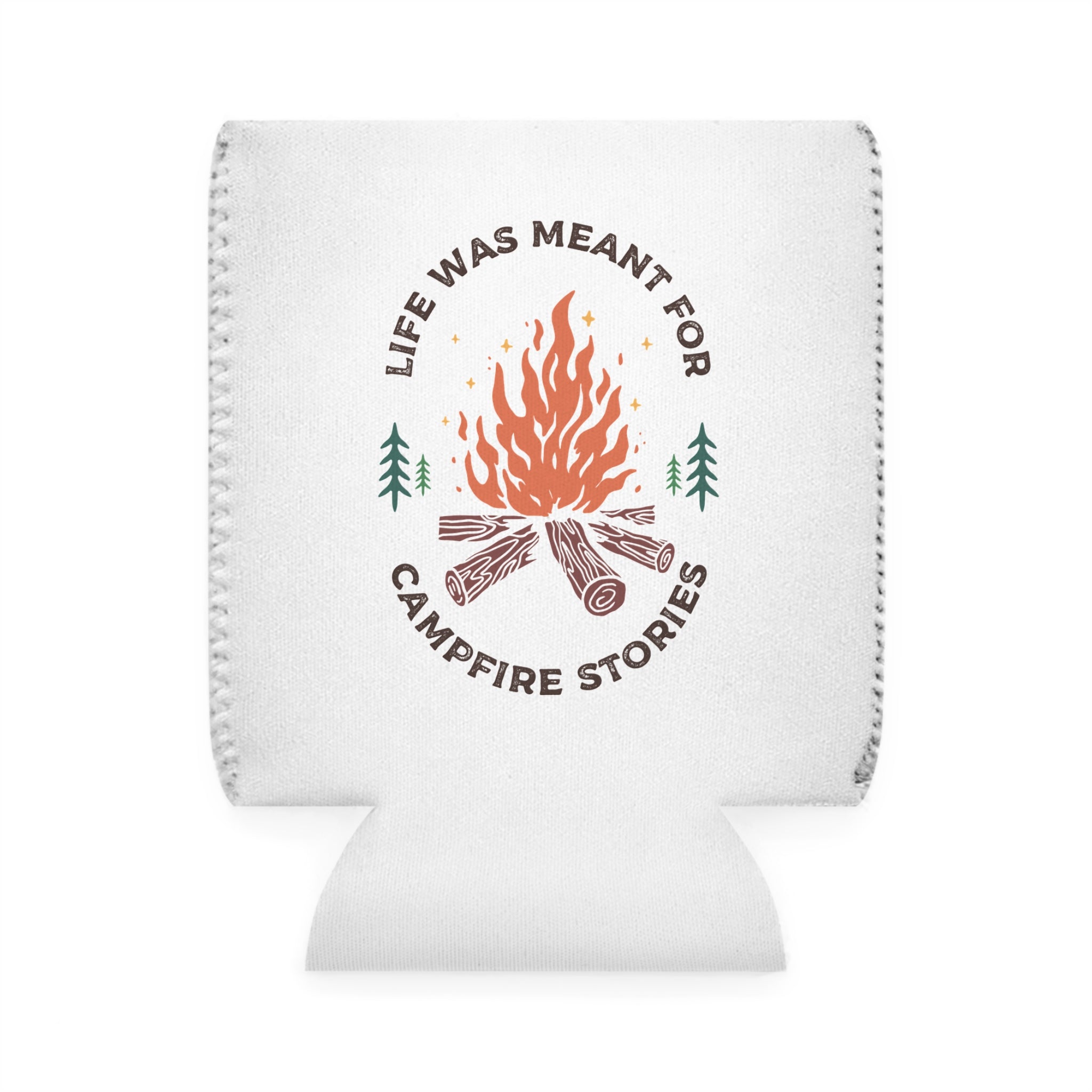 Campfire Drinking Team Can Cooler Sleeve | Campfire Stories Can Cooler