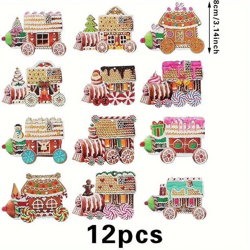 Christmas Wooden House Ornament – Holiday Tree & Home Decor
