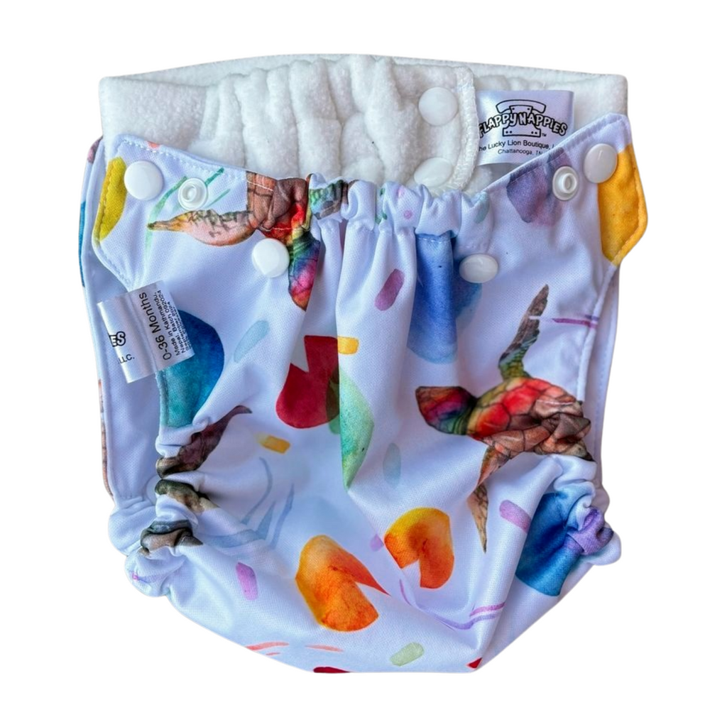 All-in-Two Diaper Cover and Belt (Printed PUL)