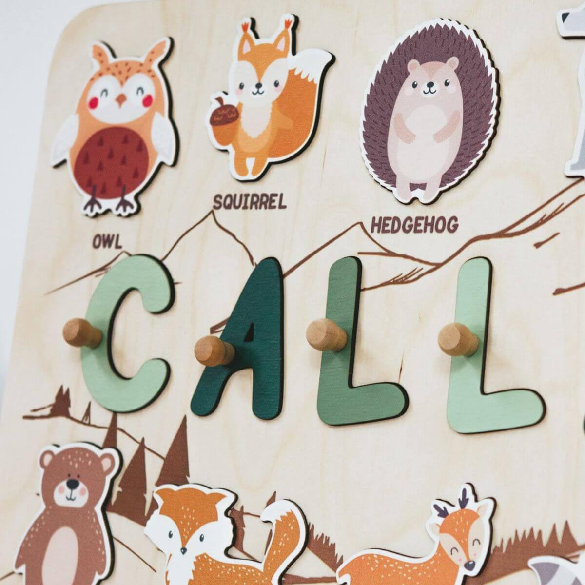 Woodland Name Board
