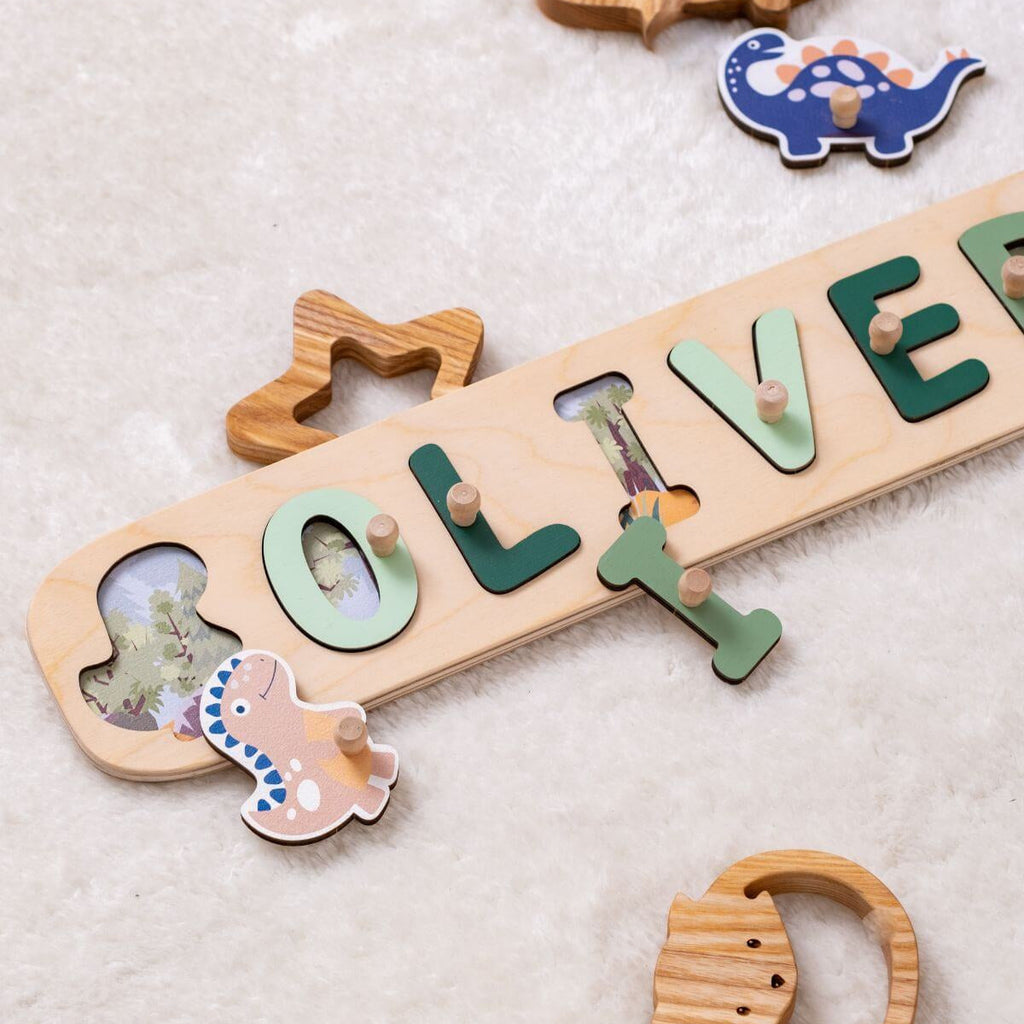 Boy Dinosaur Name Puzzle