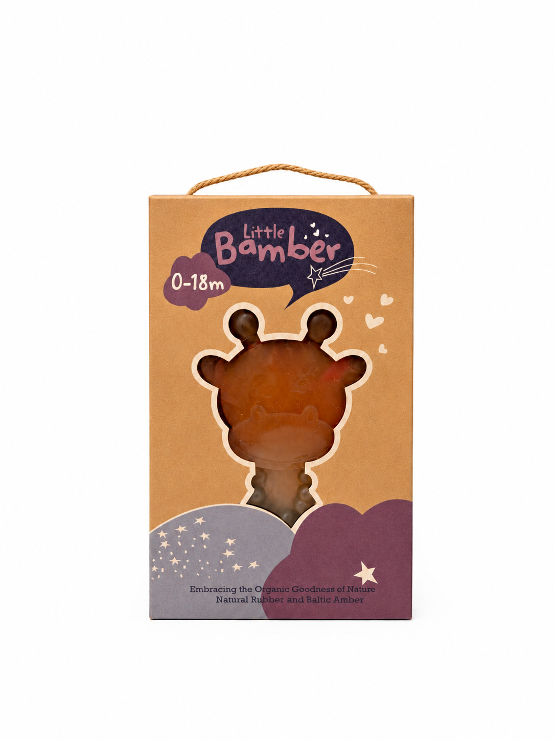 Natural Rubber & Baltic Amber Teething Toy – The Little Bamber